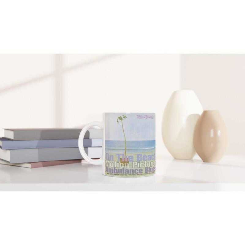 Neil Young On The Beach Album Track Mug - Ceramic White