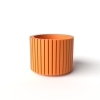 The Zelno Planter Pot with Drainage Tray & Stand Included - Black - 3"