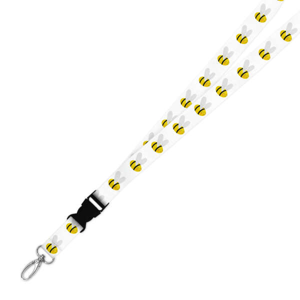 Double Breakaway Lanyard - Cute Bee