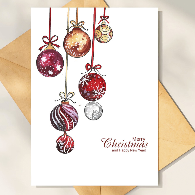 Corporate Christmas Cards Branded | Corporate | Company | Christmas Cards for Clients  Staff, Co-Workers, Teams & Clubs Christmas Cards - A6 - 4.1" x 5.8"