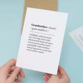 Birthday Card For Gran Fun Dictionary Quote Card For Gran Custom Message Card For Gran Funny Birthday Card For Gran