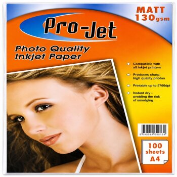 A4 130gsm Projet Inkjet Paper