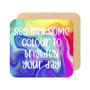Thinking of You Coaster - Sending Some Colour To Brighten Your Day
