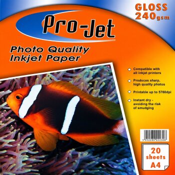 A4 Projet 240gsm Glossy Photo Paper
