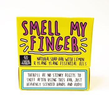 Smell My Finger Soap | Lemon & Ylang Ylang | Vegan | Funny Gift | Stocking Filler | Secret Santa