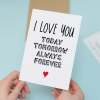 Anniversary Card For Wife or Husband Anniversary Card for Boyfriend Anniversary Card For Girlfriend Anniversary Card For Partner - Large (5x7) / Blank Message