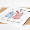 4th Wedding Anniversary Linen Card - Linen Anniversary Card - Personalised Card Happy 4th anniversary 4 year anniversary Card - Smooth Cardstock