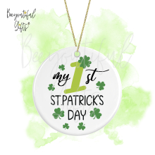 Ceramic Hanging Decoration - My 1st St. Patrick's Day