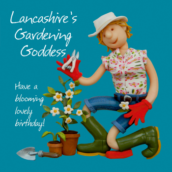 Lancashire's garden goddess