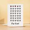 4th Wedding Anniversary Card For Wife Anniversary Card for Husband or Boyfriend Anniversary Card For Girlfriend Forth Anniversary Four Year - Large (5x7) / Blank Message