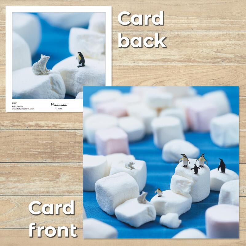 Funny Card Set - Minimiam Confectionery Chaos - Tiny People Sweet Photography - Gru&szlig;karten Set UK