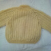 Unisex Hand Knitted Cabled Cardigan Set, 4 Piece Cardigan Set - Premature 1 - Chest 10 ins  - £10.00