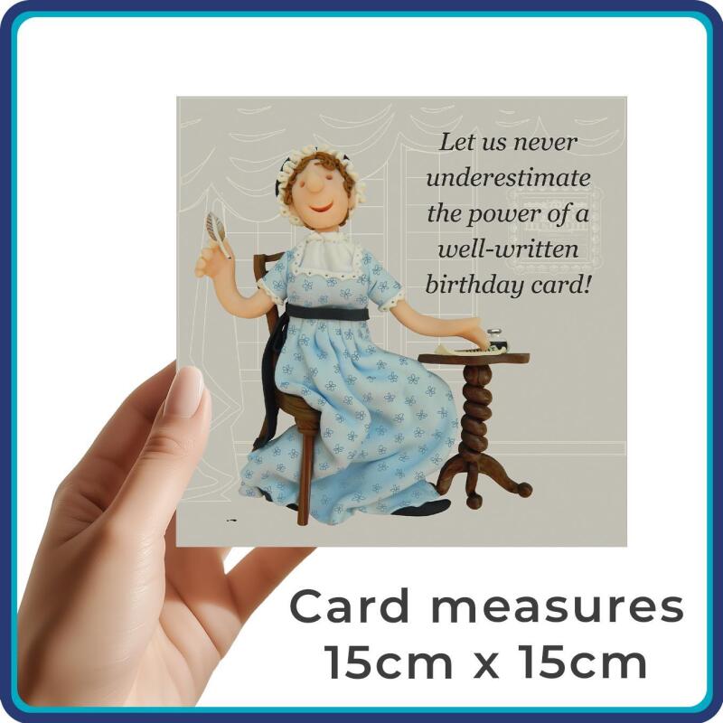 Literary Legends Birthday Card Pack - 5 Cards - Polymer Clay Art by Erica Sturla - Book Lover Gift UK