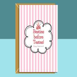 Funny Galentine's Day Card for Her - Ideal for your bestie, single friends this Valentines.