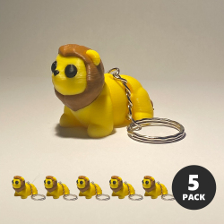 Baby Lion Keyring Pack (x5)