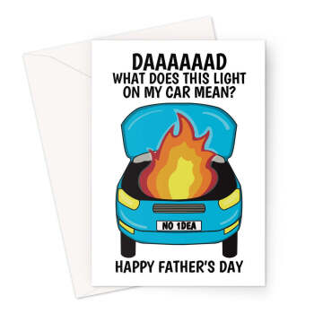 Funny Father's Day Card - Car Advice From Dad