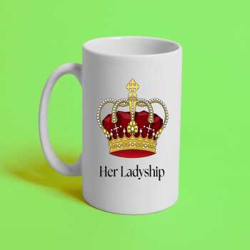 Funny Mug for Her - Cheeky Coffee or Tea Mug for the Lady of the House - Ideal for Christmas, Birthday, Secret Santa, or a gift to yourself