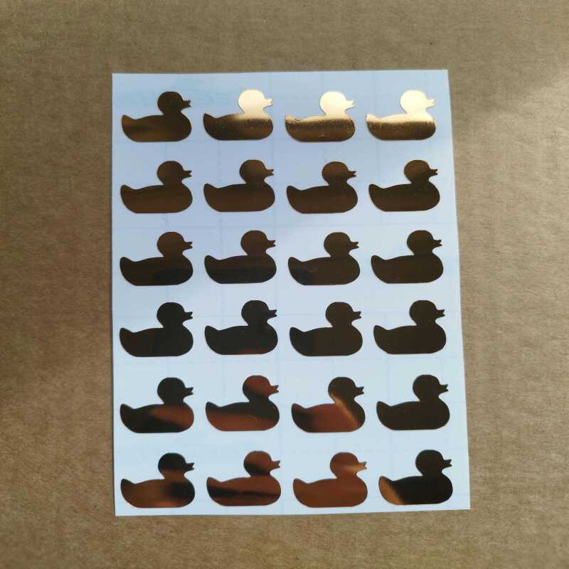 Rubber Duck Golden Stickers - 2
