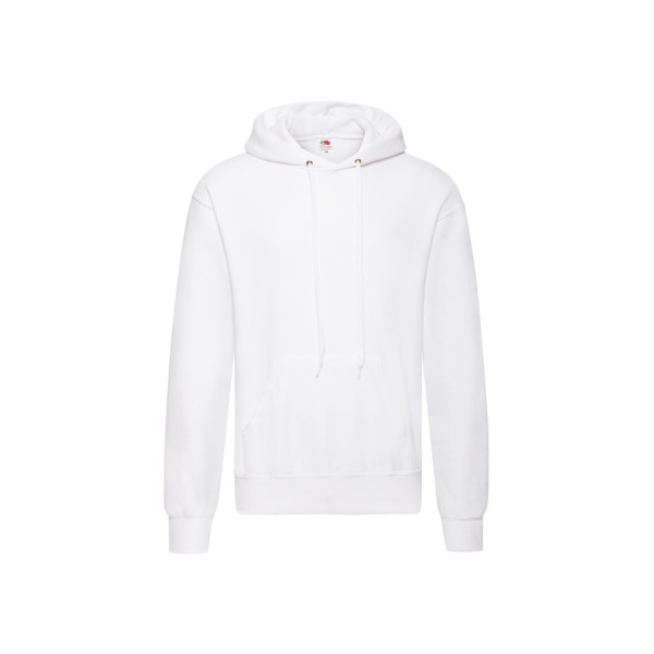 Personalised Fruit of the Loom Overhead Hoodie - White - S