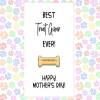 MOTHER'S DAY card from the dog. funny mother's day card, card from the dog, card from the dogs, best dog mum, ball thrower, 7 designs - DOG MUMMY