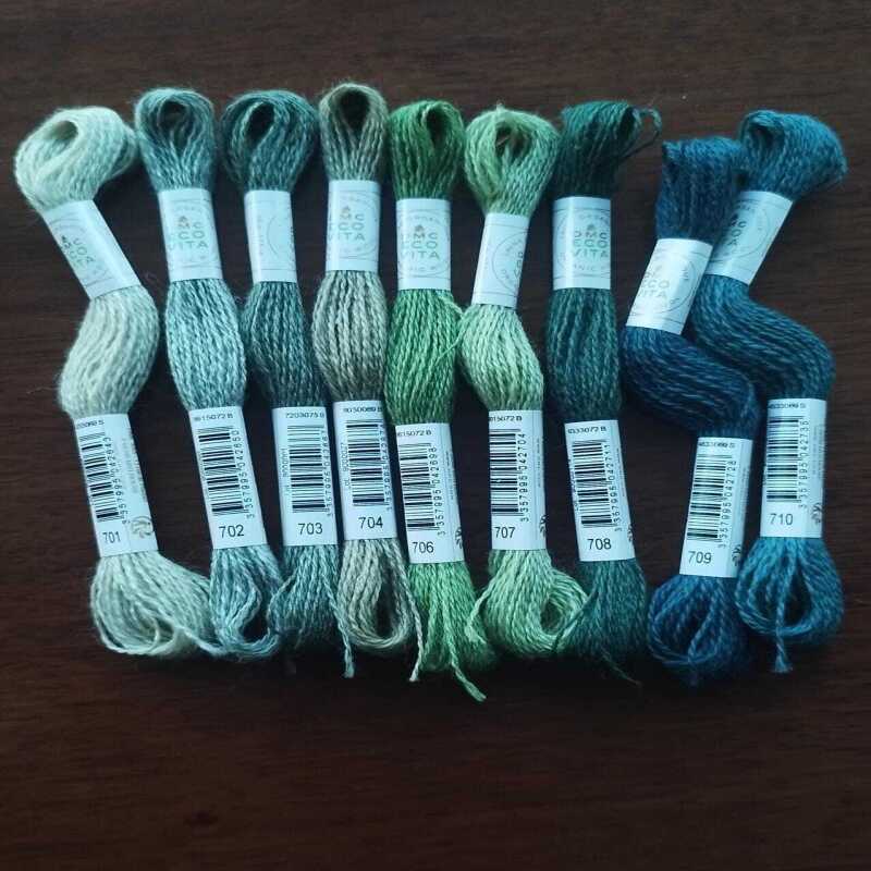 DMC Eco Vita Crewel Wool Embroidery Thread - 001