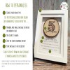 5th anniversary gift - wood. 5th wedding anniversary gift. Personalised 5 year anniversary gift for wife or husband. Fifth anniversary. - White frame