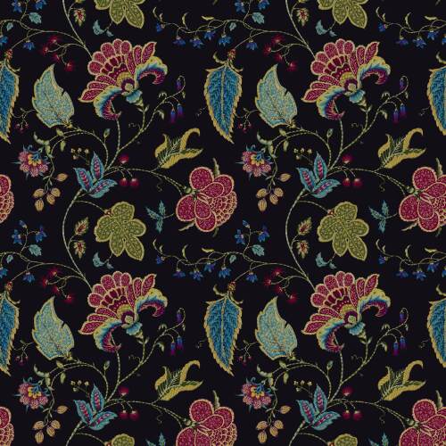 VARANASI - JET CHINTZ