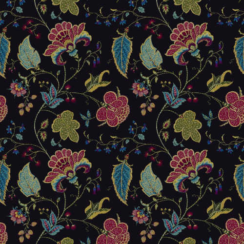 VARANASI - JET CHINTZ