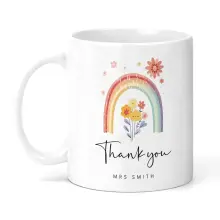 Personalised Teacher Ceramic Mug - Thank You