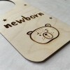Set of 5 Wooden Baby Wardrobe Dividers / Newborn to 12 Months | Nursery Wardrobe Organisation /