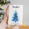Christmas Card For Daughter Card For Her Xmas Card for Daughter Christmas Card for Loved One Card For Christmas Tree Card Daughter Card - Large (5x7) / Blank Message