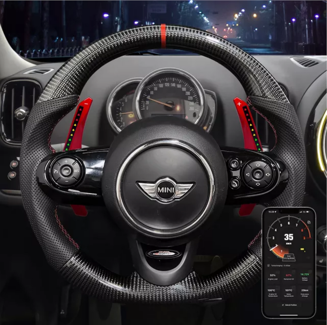 MINI LED PADDLE SHIFTERS