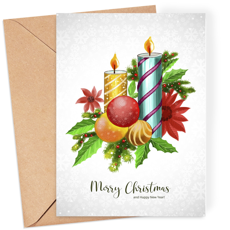 Corporate Christmas Cards Branded | Corporate | Company | Christmas Cards for Clients  Staff, Co-Workers, Teams & Clubs Christmas Cards - A6 - 4.1" x 5.8"