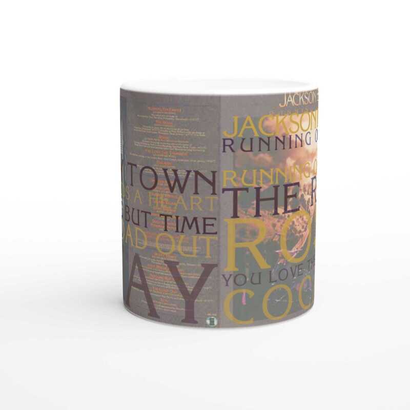 Jackson Browne Running On Empty Track Mug