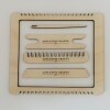 Weaving Loom Frame With Tools Included / Frame Weave / Tapestry / Beginners Tool / Craft Supplies / Starter Kit - 130 x 140mm