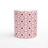 Polygon Pattern Mug - Ceramic White