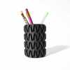 The Amiko Pen Holder | Desk Organiser and Pencil Cup Holder - Black