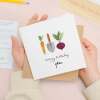 Personalised Card For Him or Her Gardening Happy Birthday Card For Mum, Dad, Gran, Granddad or Anyone Add Your Own Name Card - Square (5.5x5.5) / Blank Inside