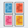 Brummie, Birmingham dialect, sayings print - A5 - Glossy - Blue