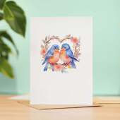 Anniversary Card For Husband Card for Anniversary Card For Wife Love Bird Anniversary Card For Couple Engagement Card Couple Wedding Card Inactive