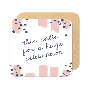 Birthday Coaster - This Calls For A Huge Celebration - Toughened Glass Coaster