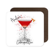 Personalised Cosmopolitan Coaster with Splash Effect