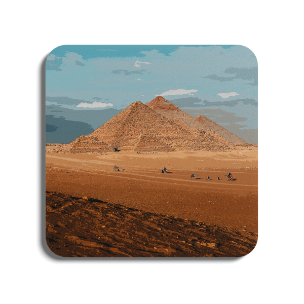 Giza - Egypt | Global Artwork Wooden Coaster