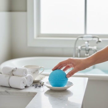 Blueberry Bath Bomb Set