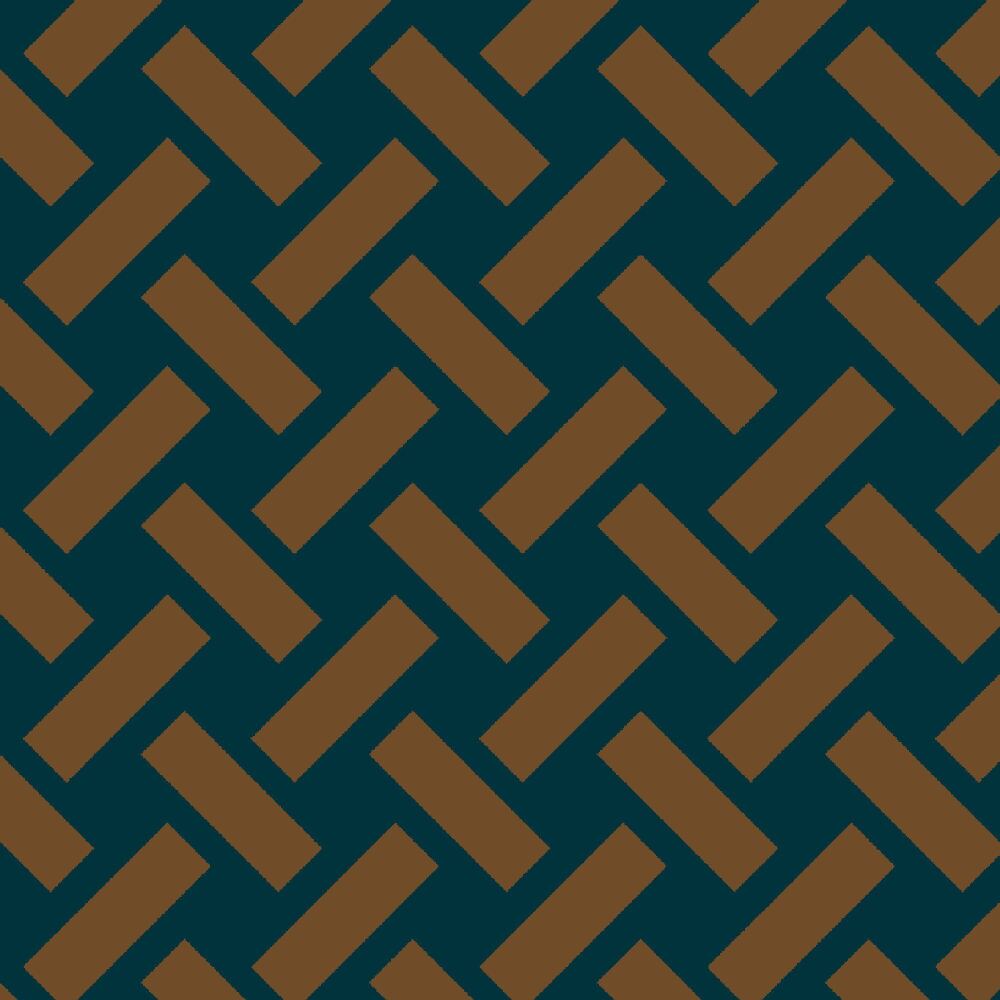 TRELLIS TAN-TEAL
