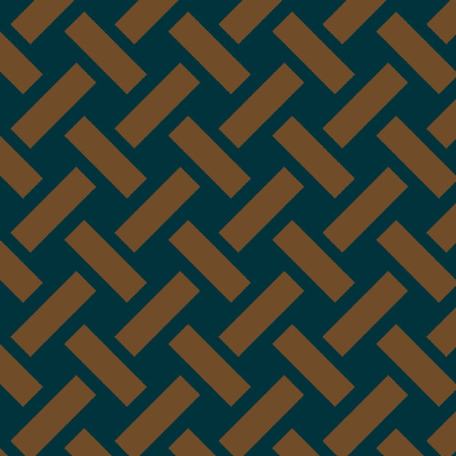 TRELLIS TAN-TEAL
