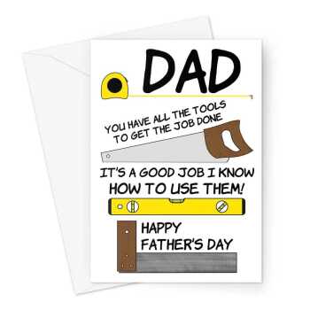 DIY Dad Joke Father's Day Card