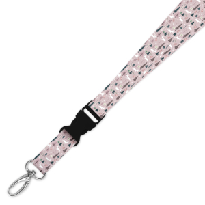 Double Breakaway Lanyard - Winter Reindeer and Bunnies