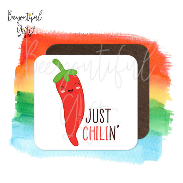 Children's Drinks Coaster - Just Chilin'