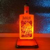 Single stem Copper frame Bottle table lamp Jack Daniels/Makers Mark/Jagermeister/Arber Gin